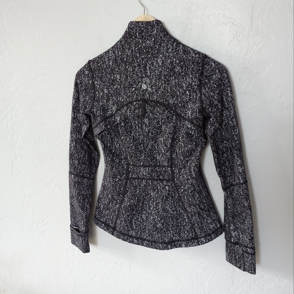 Lululemon Define Jacket Suited Jaquard Black White Luon 4 - Picture 5 of 16